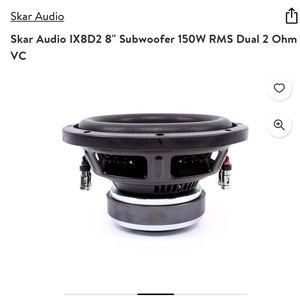 New Skar 8 inch Subwoofer